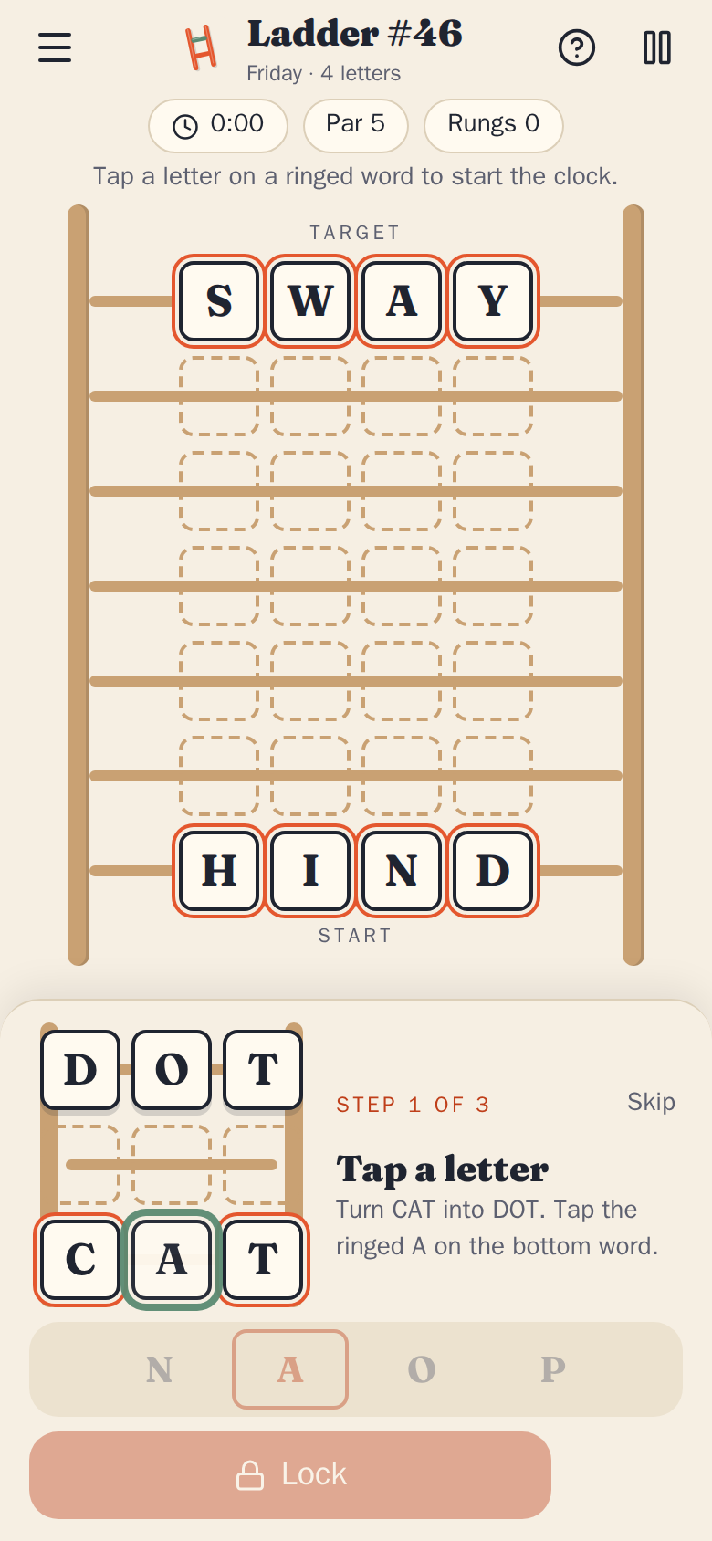 Daily Ladder on a phone