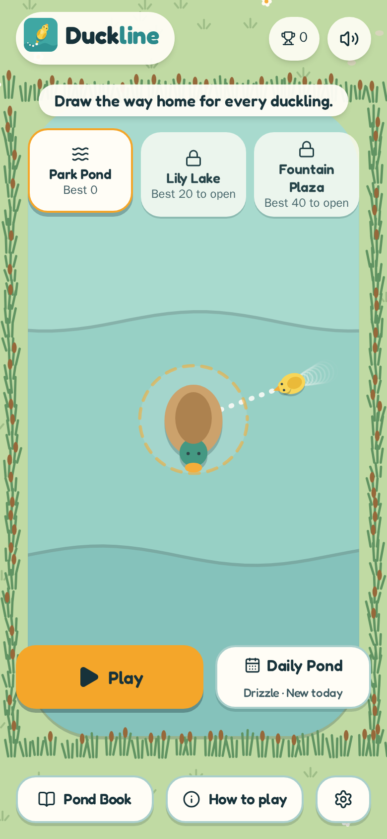 Duckline on a phone