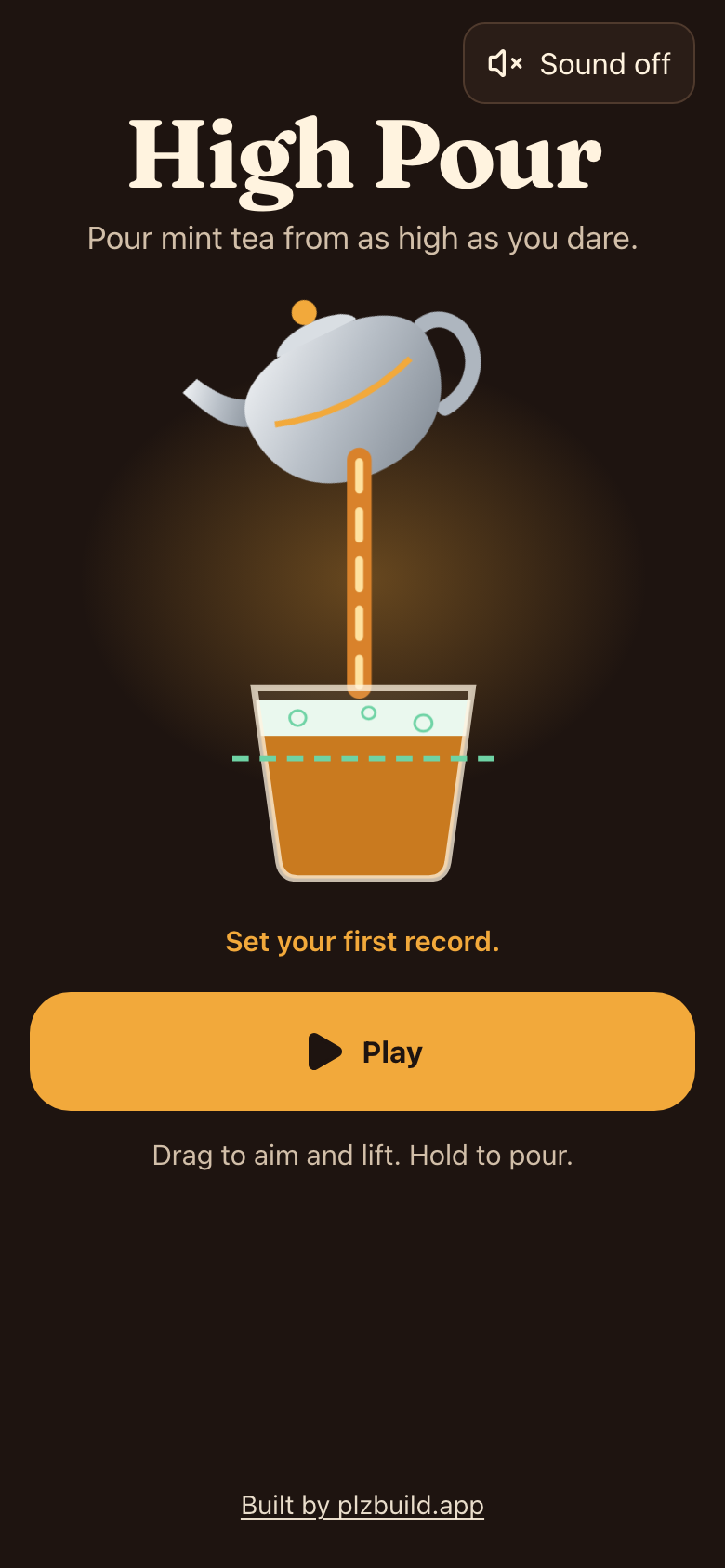 High Pour sur un téléphone