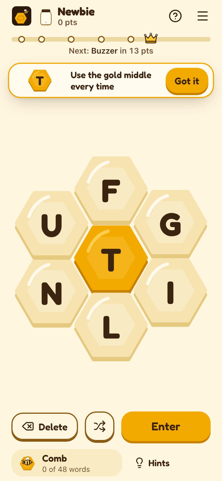 Hive Words sur un téléphone