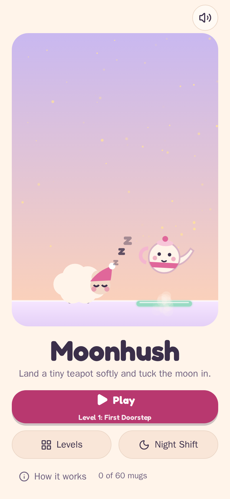 Moonhush on a phone