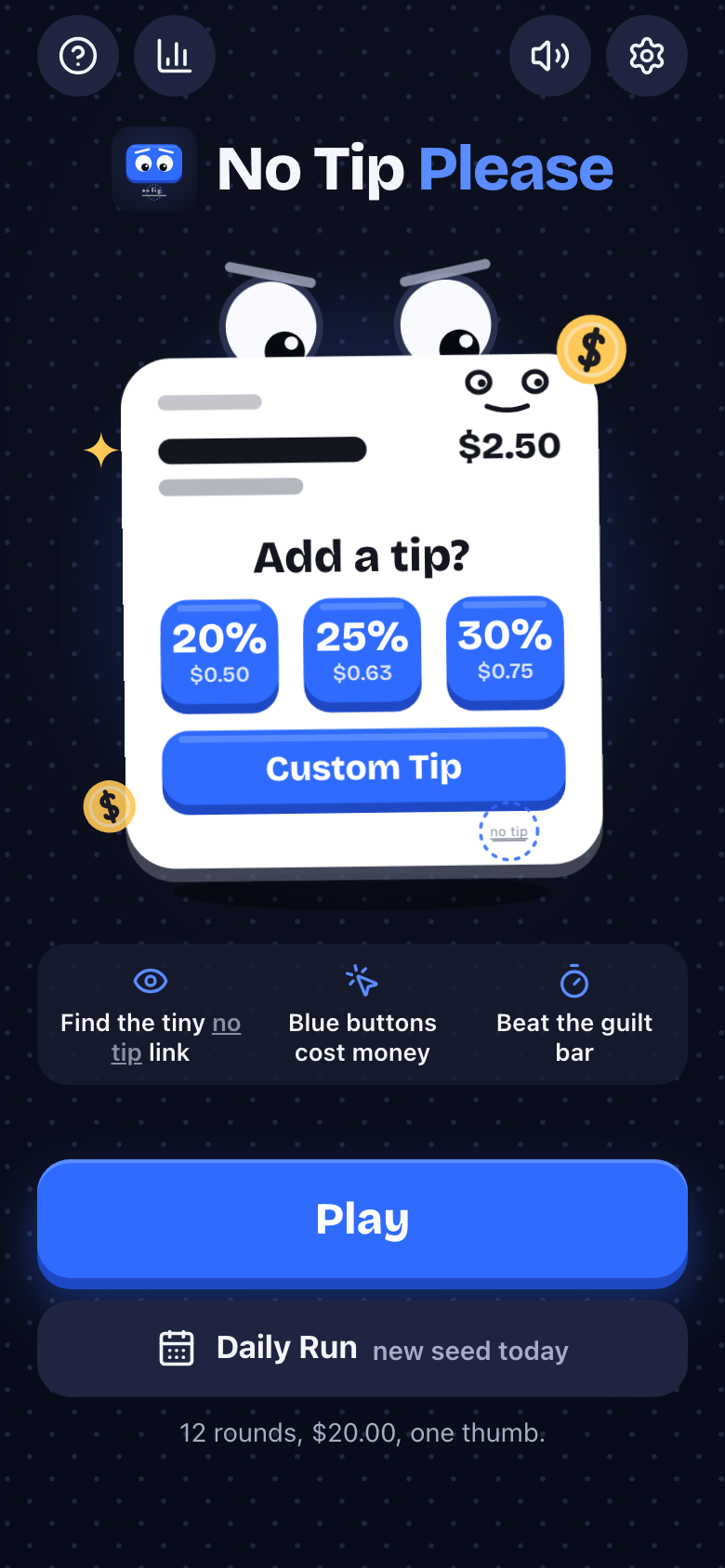 No Tip Please على هاتف